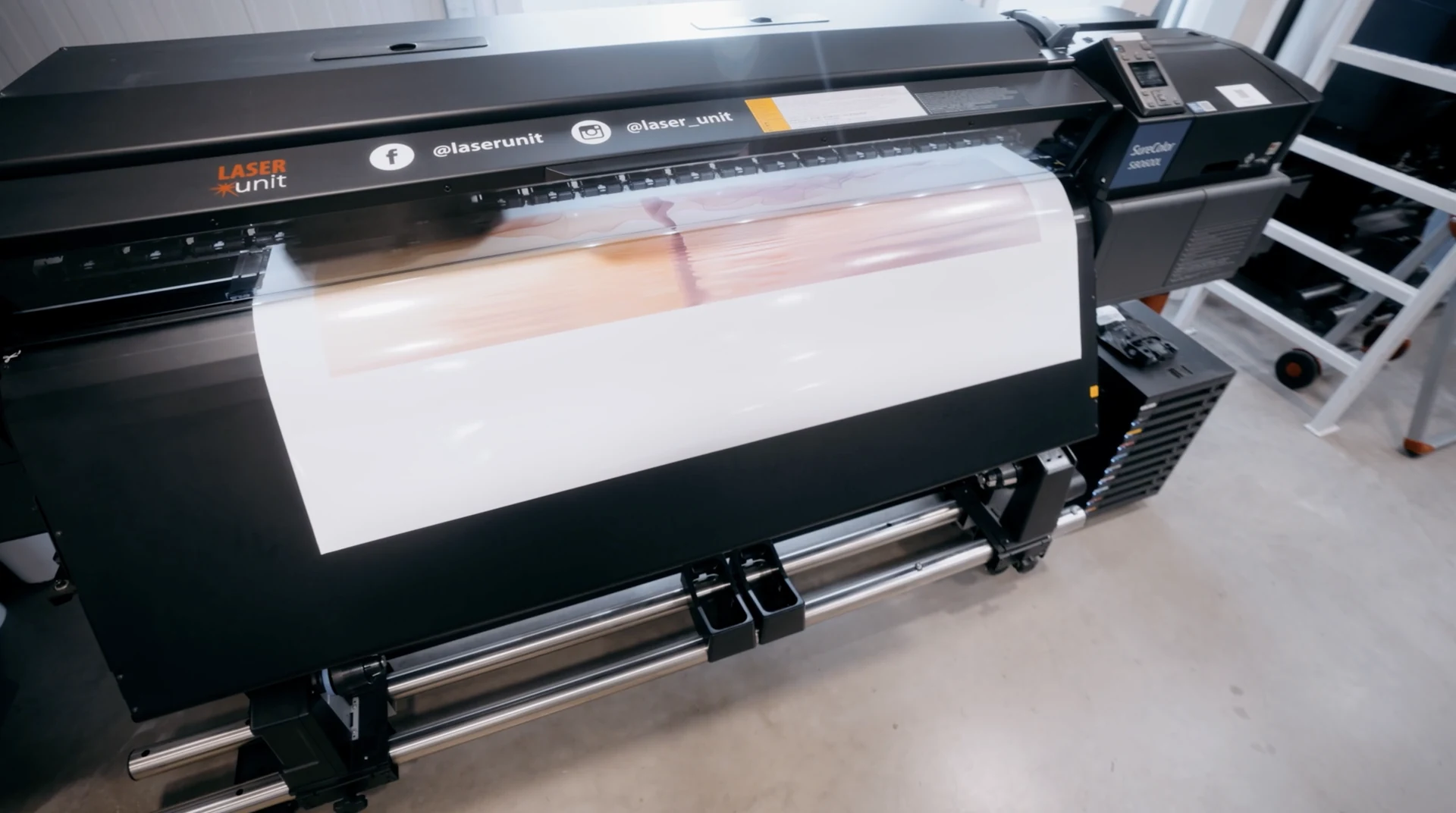 Großformatdruck auf Rollenmaterial